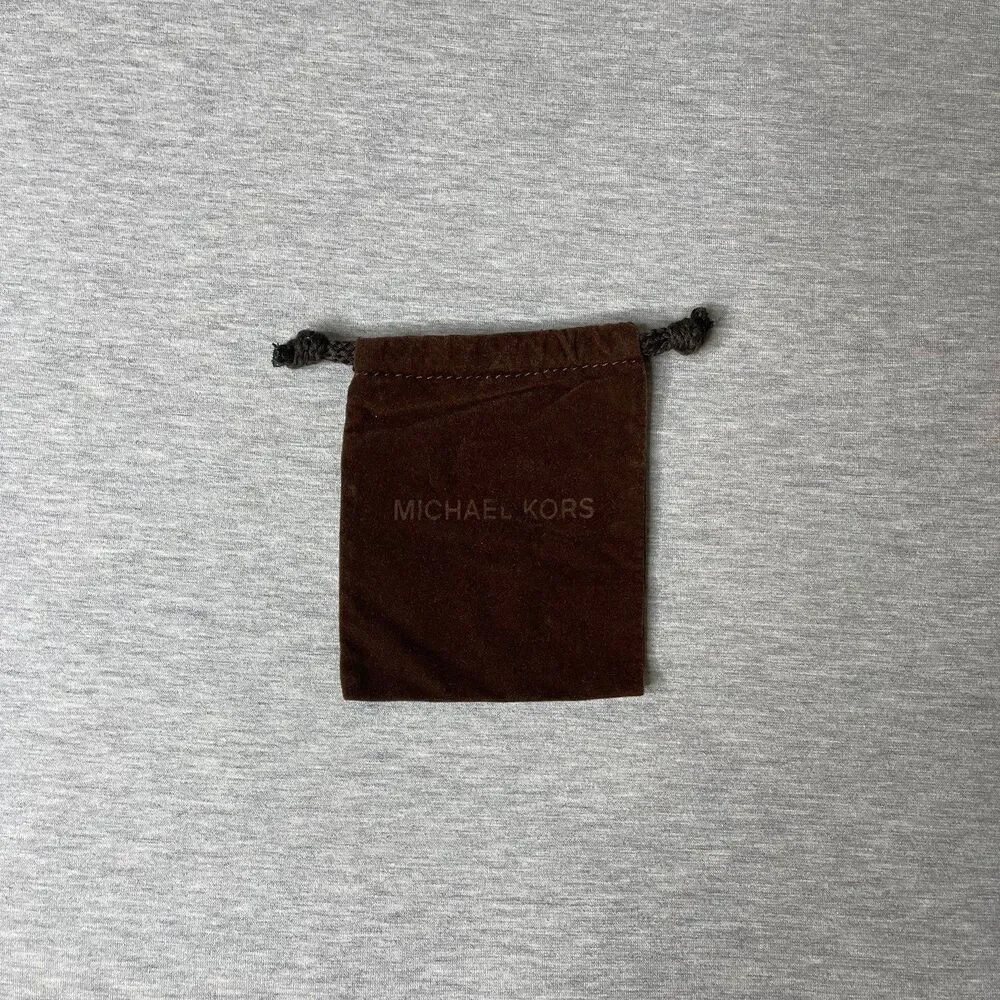 Michael Kors Velour Brown Gift Dust Bag 5” x 4.5”